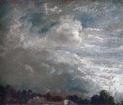 Cloud study,horizon of trees 27 September 1821